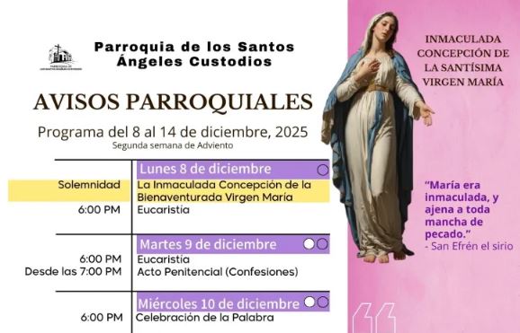 Avisos Parroquiales